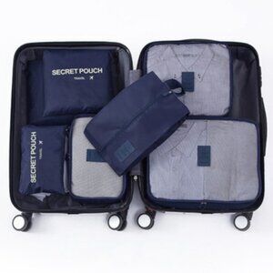 New! Packing Cubes, Travel Luggage Organizers Set with Toiletry Bag 7pcs
